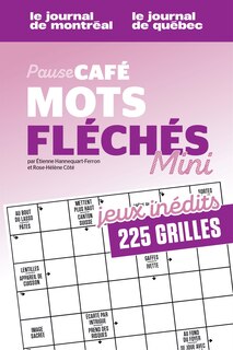 Front cover_Pause café Mots fléchés, Vol.3 No.1
