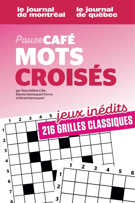 Couverture_Pause café Mots croisés, Vol.3 No.1