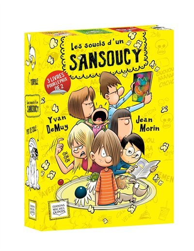 Front cover_Coffret Les soucis d'un Sansoucy tomes 1,2,3