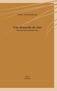Front cover_Une démarche de chat