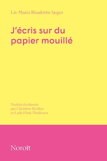 Front cover_J'écris sur du papier mouillé