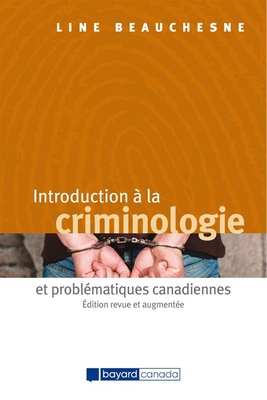 Couverture_Introduction à la criminologie et problématiques canadiennes