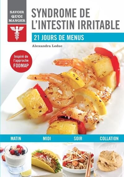 Couverture_Syndrome de l'intestin irritable : 21 jours de menus