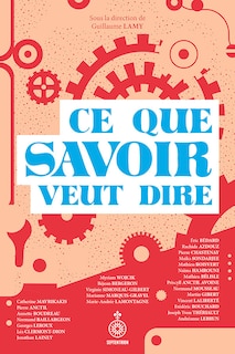 Front cover_Ce que savoir veut dire