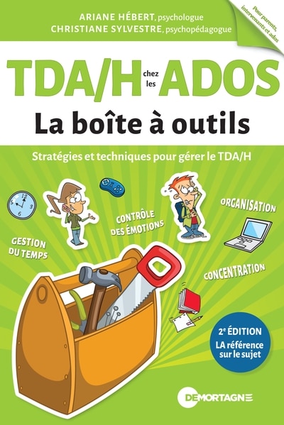 Front cover_TDA/H chez les ados - La boîte à outils
