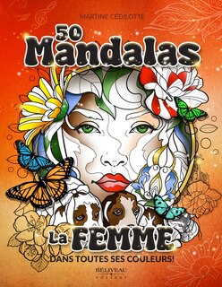 Couverture_50 Mandalas : La femme dans toutes ses couleurs !