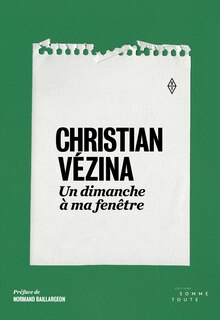 Front cover_Un dimanche à ma fenêtre