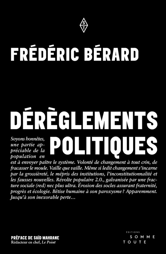 Couverture_Dérèglements politiques