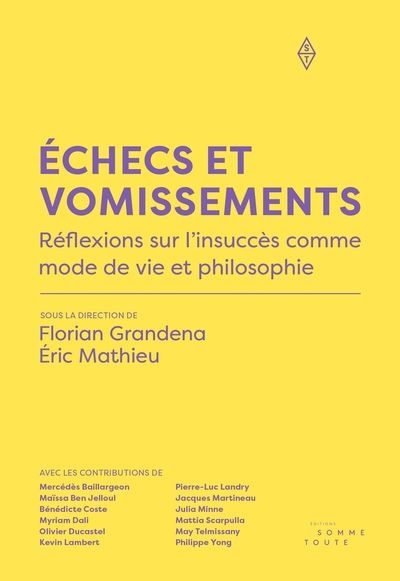 Front cover_Échecs et vomissements