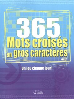 Couverture_365 mots croisés en gros caractères, vol. 7