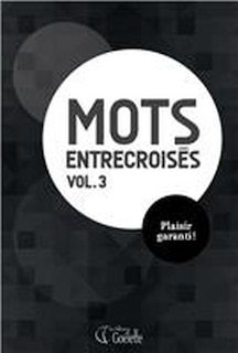 Front cover_Mots entrecroisés, vol. 3