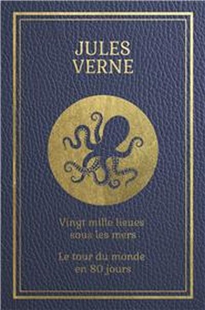 Couverture_Vingt mille lieues sous les mers ; Le tour du monde en 80 jours
