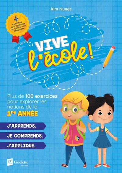 Couverture_Vive l'école ! - 1re année