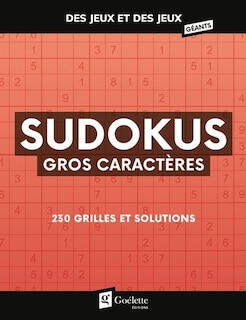 Front cover_Sudokus gros caractères géants