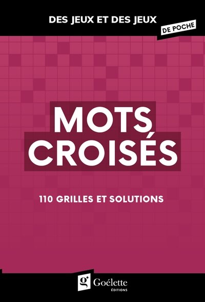 Front cover_Mots croisés : 110 grilles et solutions