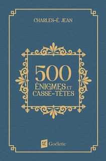 Front cover_500 énigmes et casse-têtes