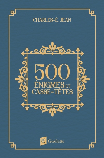 Front cover_500 énigmes et casse-têtes
