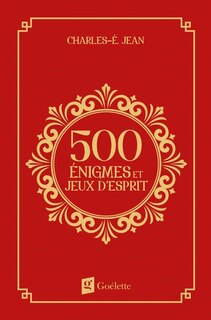 Front cover_500 énigmes et jeux d'esprit