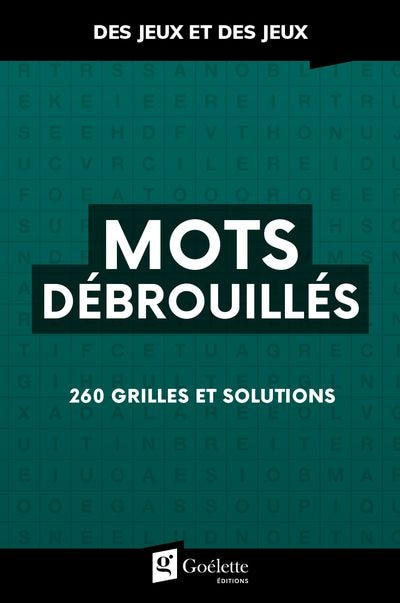 Couverture_Mots débrouillés : 260 grilles et solutions