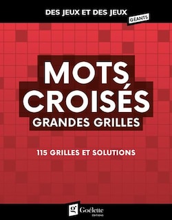 Front cover_Mots croisés grandes grilles