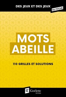 Front cover_Mots abeille : 110 grilles et solutions