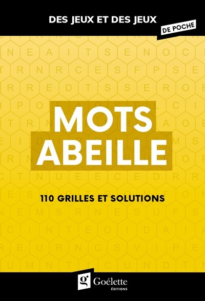 Front cover_Mots abeille : 110 grilles et solutions