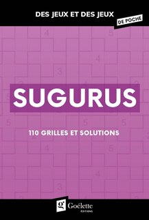 Front cover_Sugurus : 110 grilles et solutions
