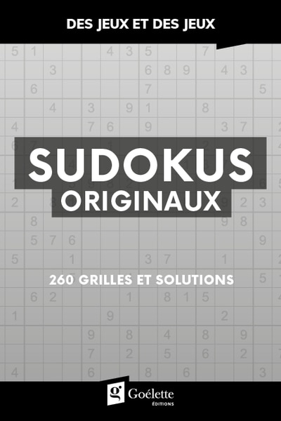 Couverture_Sudokus originaux