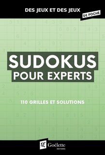 Front cover_Sudokus pour experts