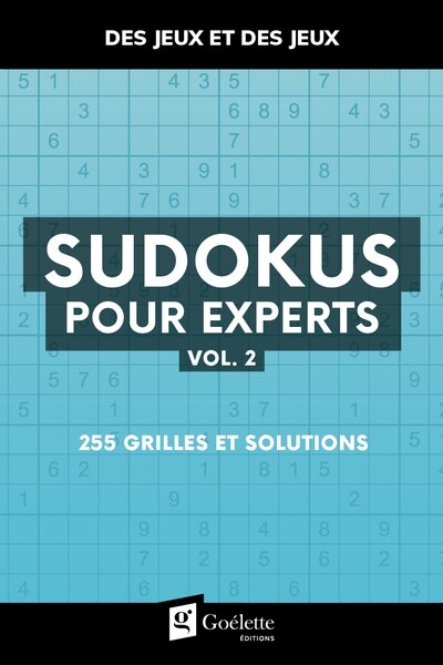 Couverture_Sudokus pour experts