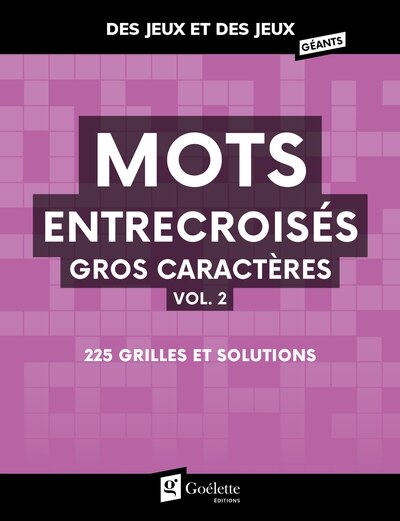 Couverture_Mots entrecroisés gros caractères