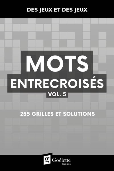 Couverture_Mots entrecroisés Vol.5