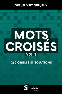 Couverture_Mots croisés, vol. 3