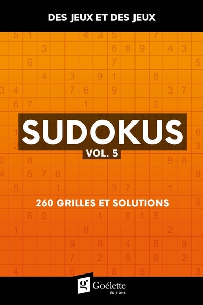 Couverture_Sudokus Vol.5