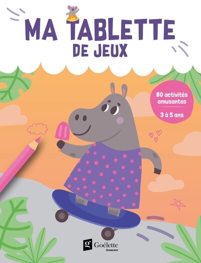 Front cover_Ma tablette de jeux – J’aime l’été
