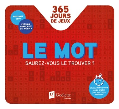 Front cover_Le mot : Saurez-vous le trouver ?