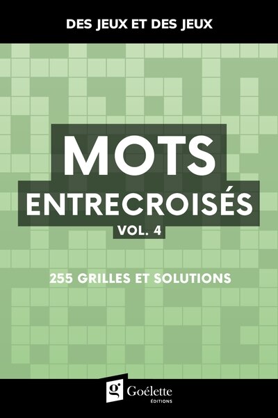 Couverture_Mots entrecroisés, vol. 4