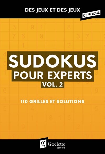 Couverture_Sudokus pour expert