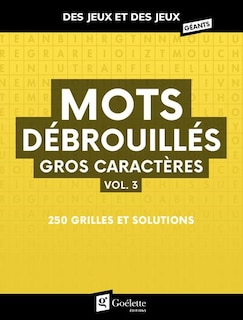 Front cover_Mots débrouillés Gros caractères Vol. 3