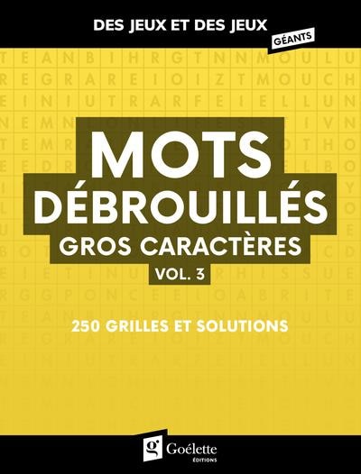 Front cover_Mots débrouillés Gros caractères Vol. 3