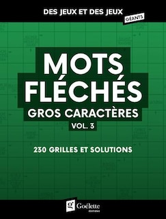 Front cover_Mots fléchés Gros caractères Vol. 3