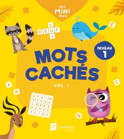 Couverture_Mots cachés niveau 1, vol. 1