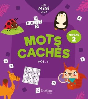 Couverture_Mots cachés Niveau 2, vol. 1