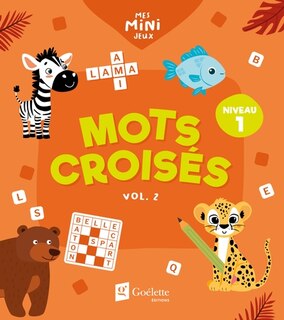 Couverture_MOTS CROISÉS NIVEAU 1 VOLUME 2
