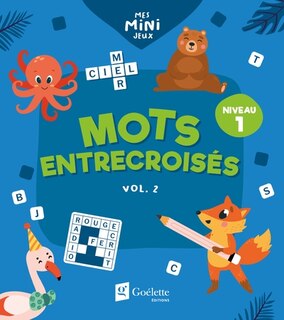 Front cover_MOTS ENTRECROISÉS NIVEAU 1 VOLUME 2