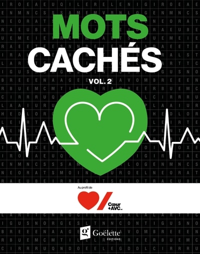 Front cover_Mots cachés Vol. 2 fondation coeur avc