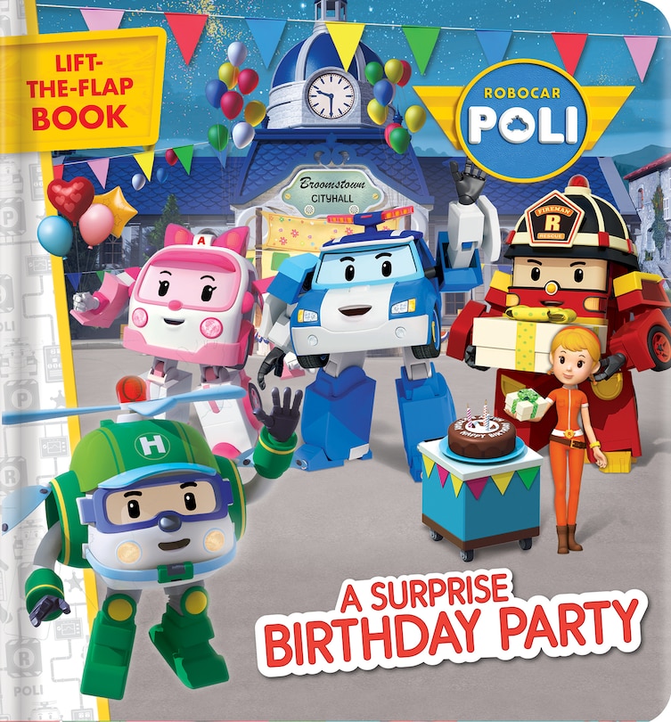 Couverture_Robocar Poli: A Surprise Birthday Party