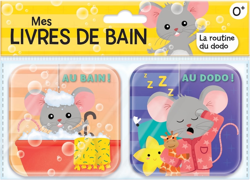 Mes livres de bain: La routine du dodo