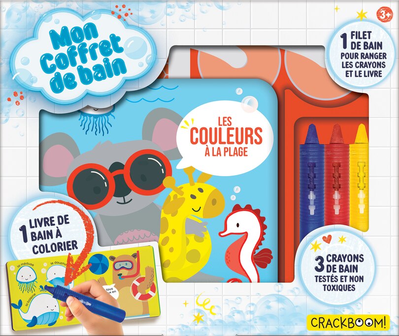 Couverture_LIVRE DE BAIN LES COULEURS DE LA PLAGE