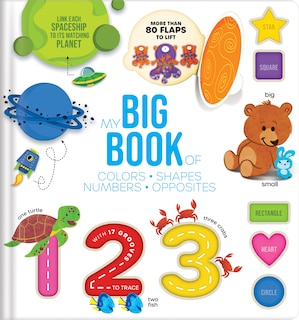 Front cover_Touch, Trace, and Learn!: My Big Book of Colors, Shapes, Numbers, & Opposites